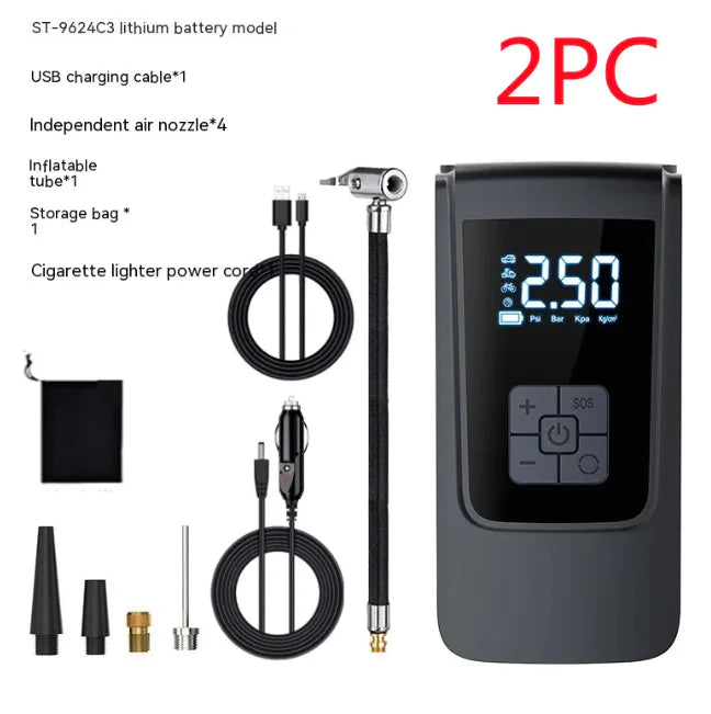 Inflador Digital Portátil para Coche