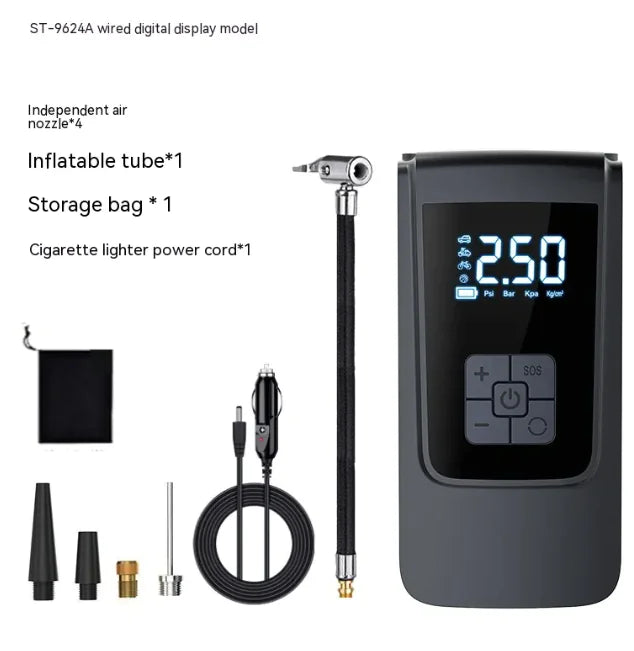 Inflador Digital Portátil para Coche